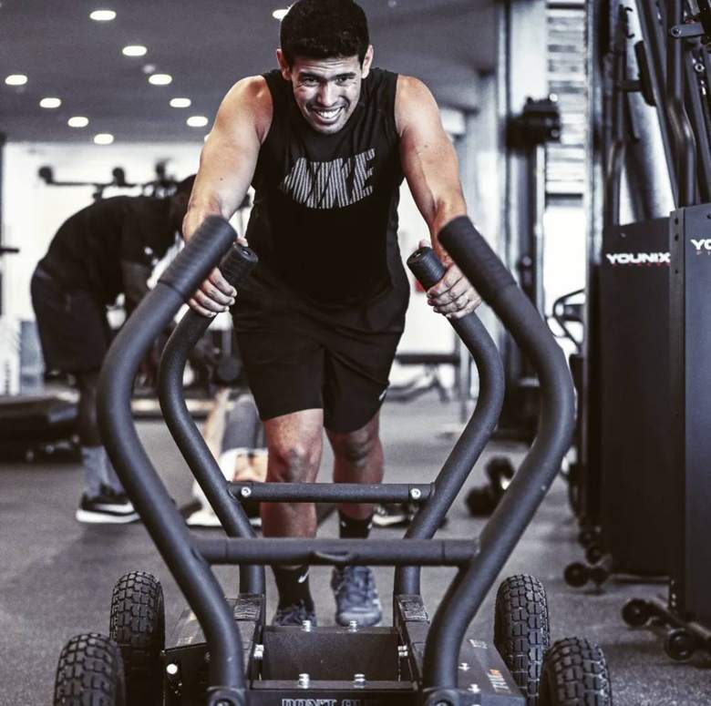 Sled push training